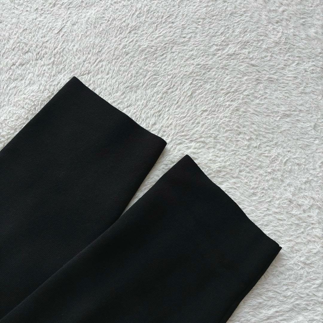 極美品 IENA ミラノリブジャケット 黒 ニットジャケット カーディガン