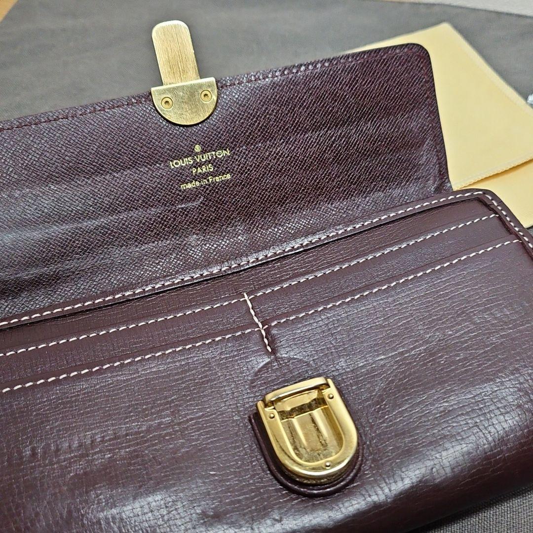Louis Vuitton ポルトフォイユ サラ ダークブラン M93768