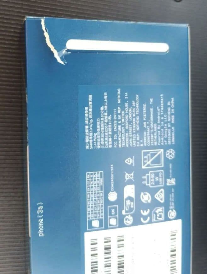 スマートフォン本体 nothing phone 3a