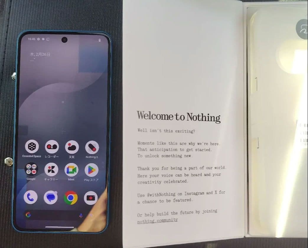 スマートフォン本体 nothing phone 3a