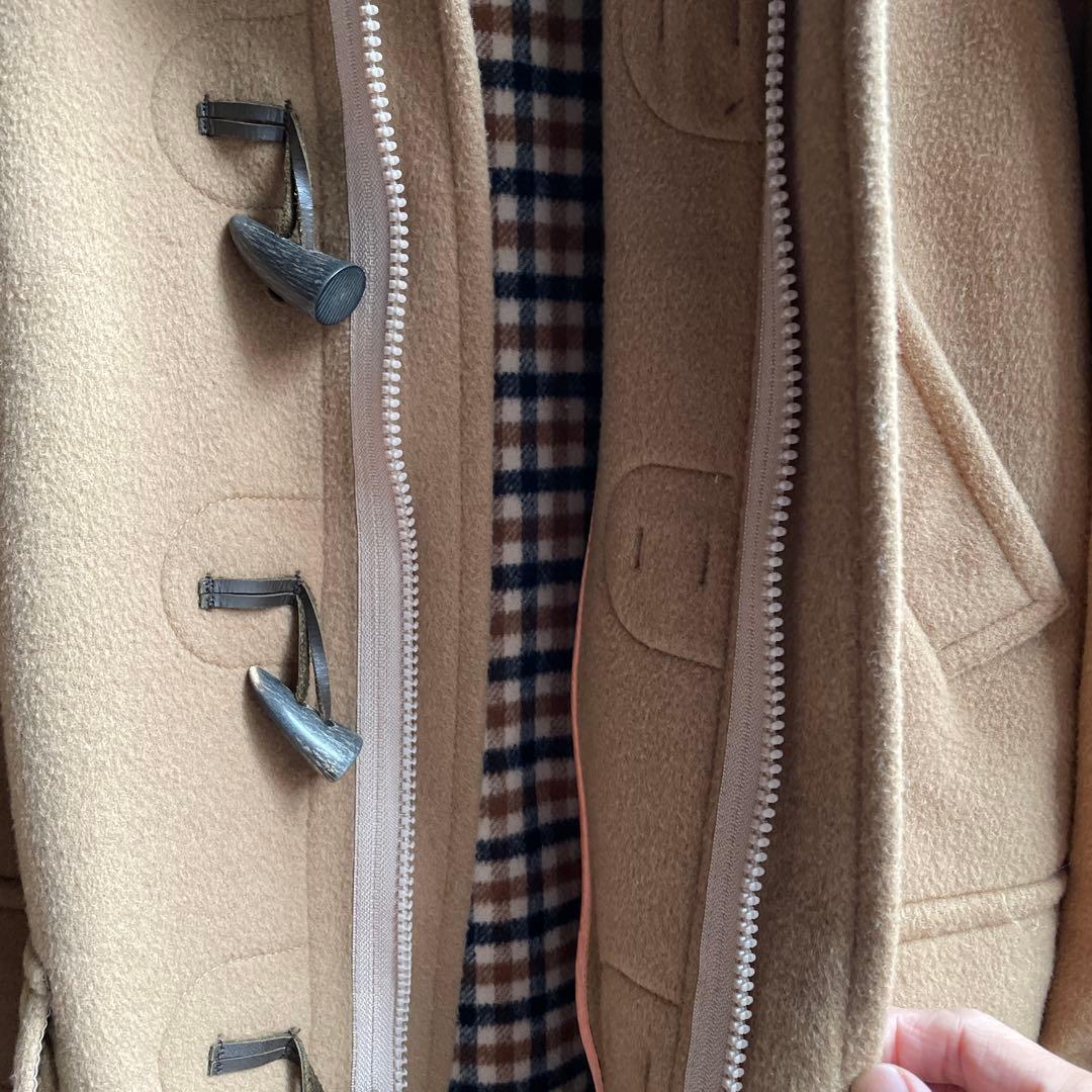 Aquascutum アクアスキュータム　キャメル　 ダッフルコート　英製M