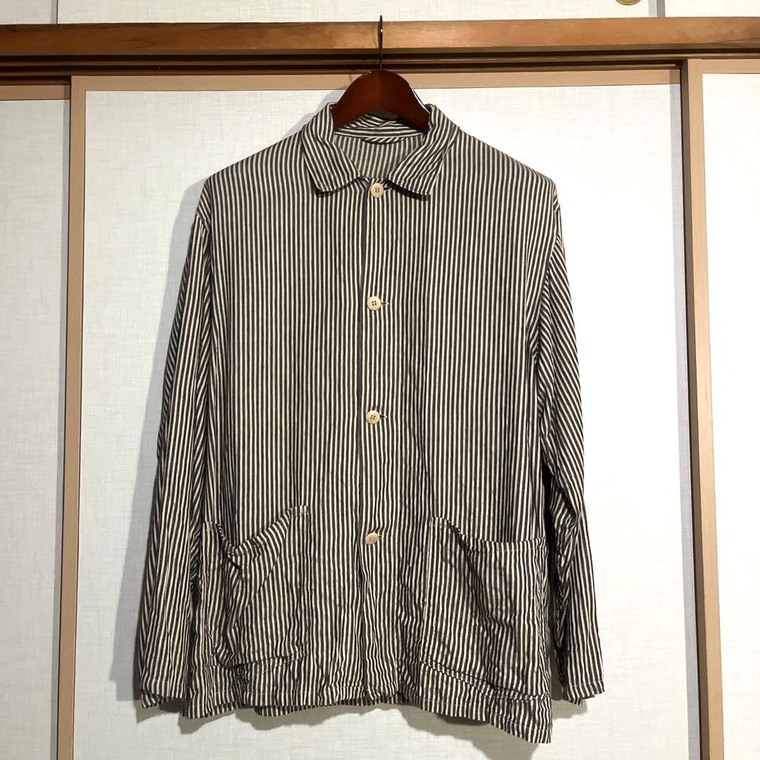 COMOLI 22SS ストライプワークジャケット 2 M