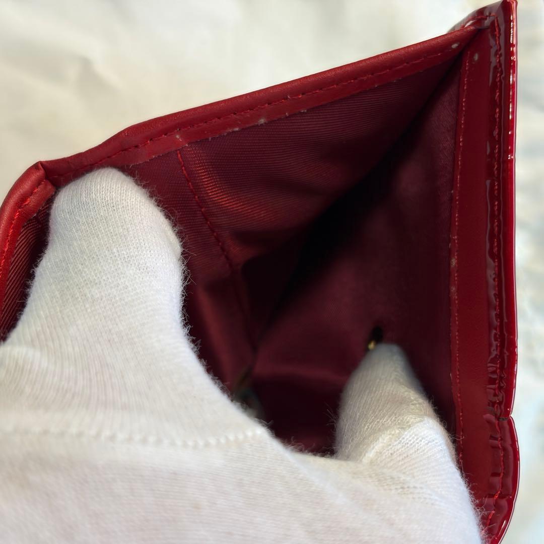 【未使用】Vivienne Westwood 三つ折財布 エナメル ガマ口