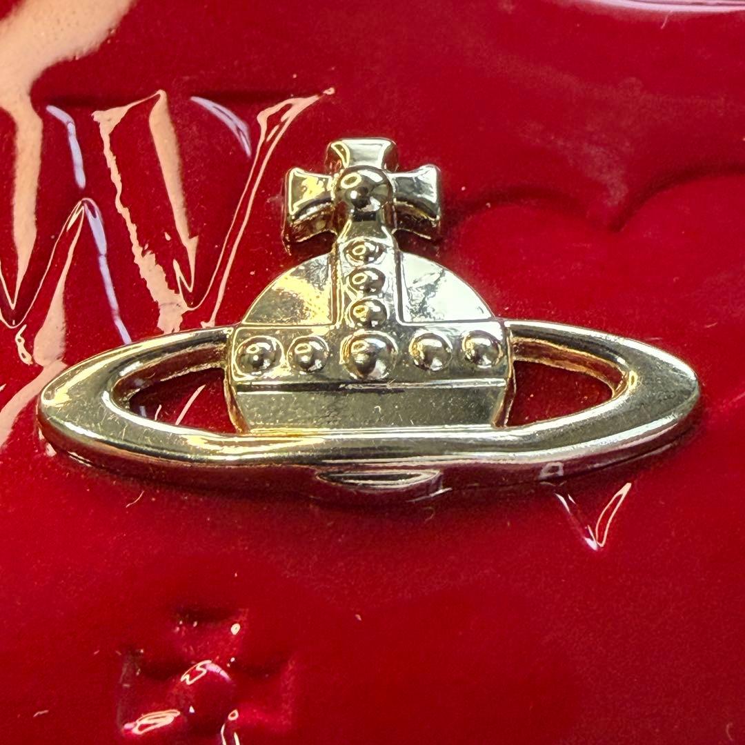 【未使用】Vivienne Westwood 三つ折財布 エナメル ガマ口