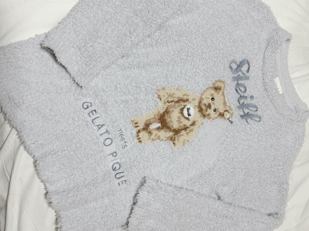 Steiff meets GELATO PIQUE ルームウェアプルオーバー