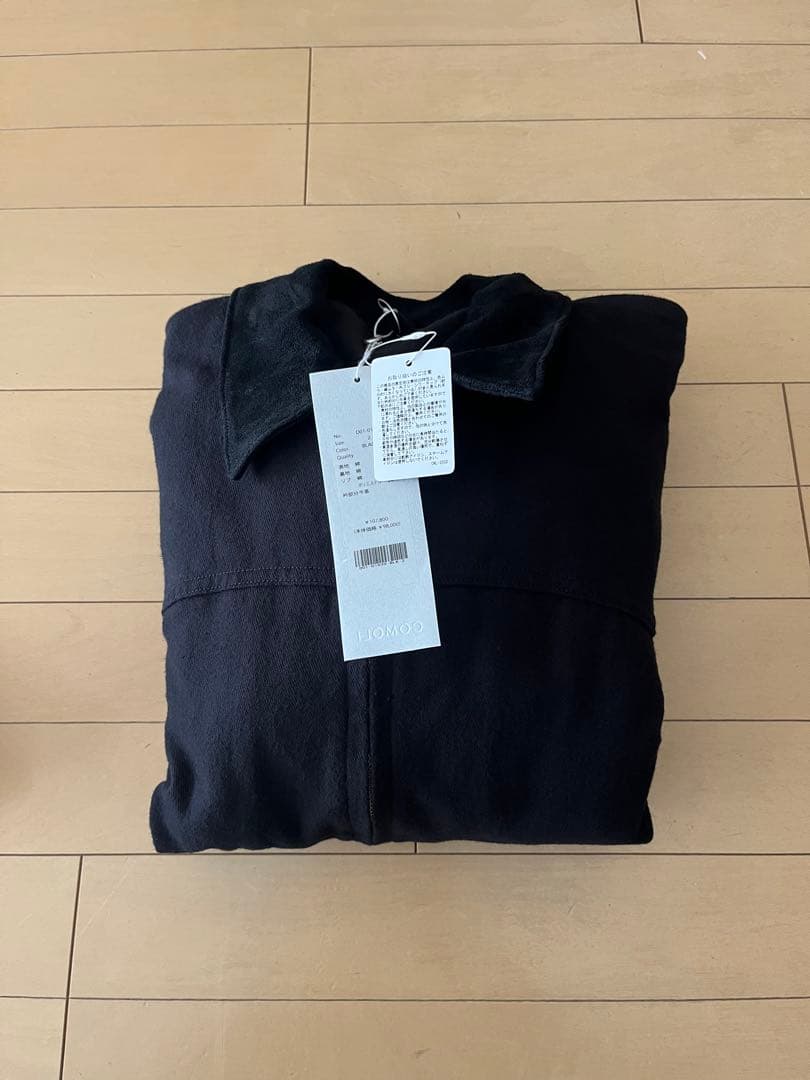 新品 26ss COMOLI コモリ ブラックドリルジップジャケット