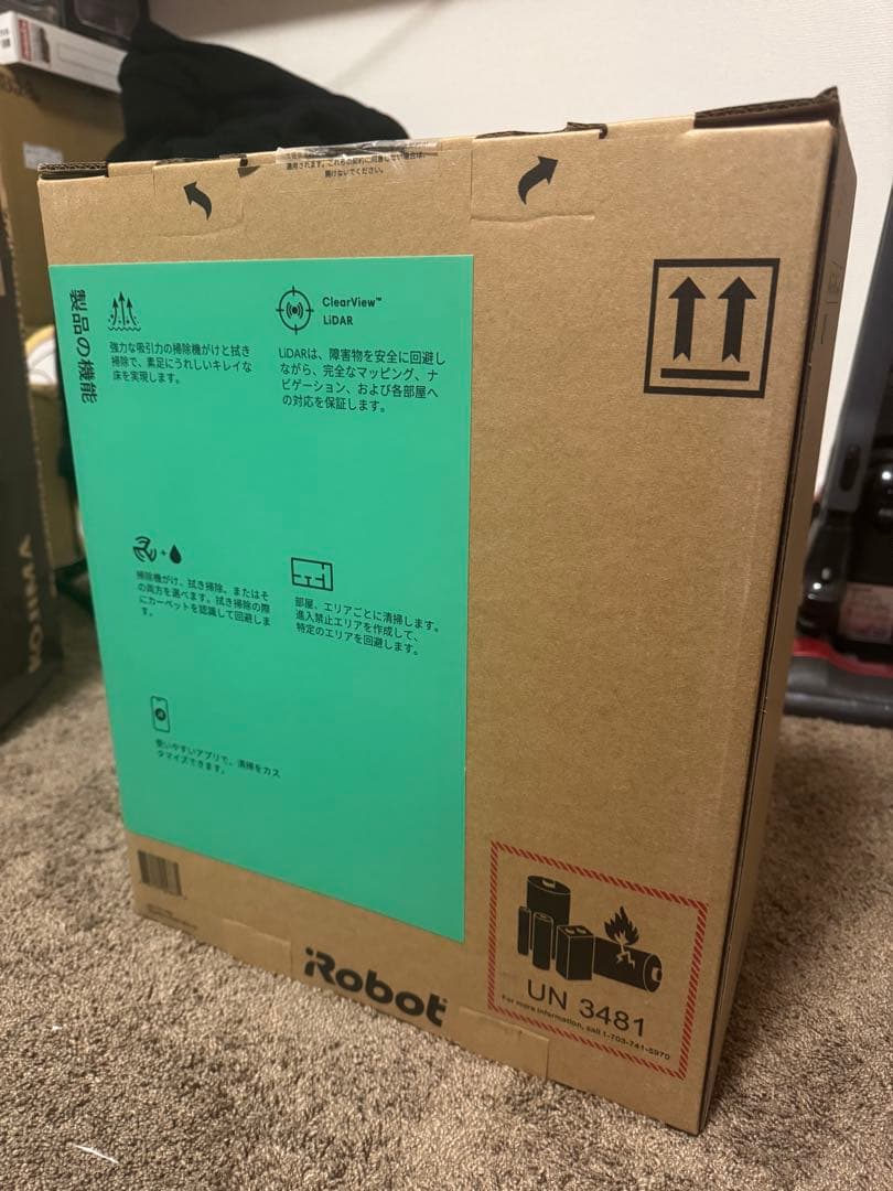 新品未開封Roomba 105 Combo ロボット掃除機本体　【保証書付き】