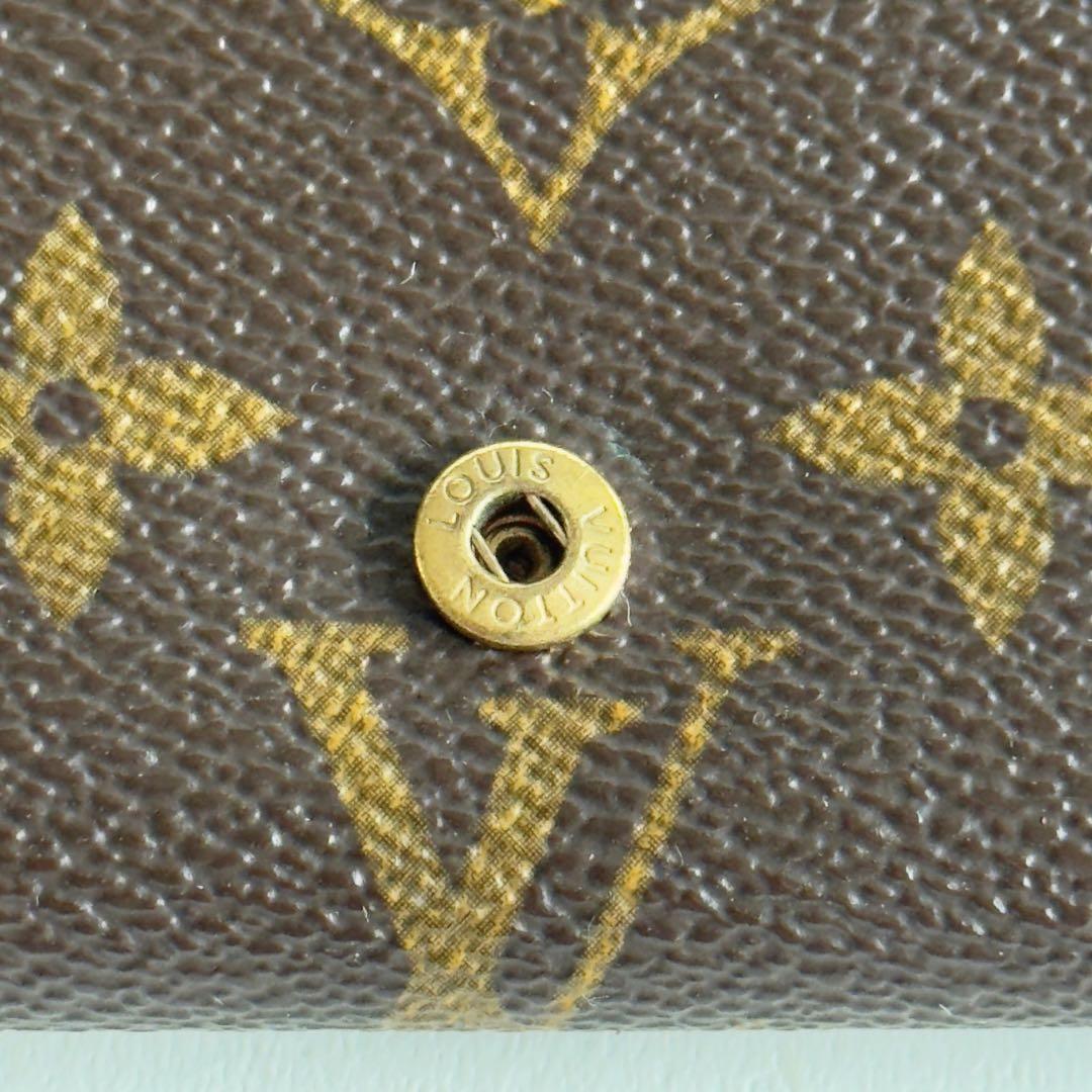 Louis Vuitton モノグラム ポルトモネビエトレゾール二つ折り財布