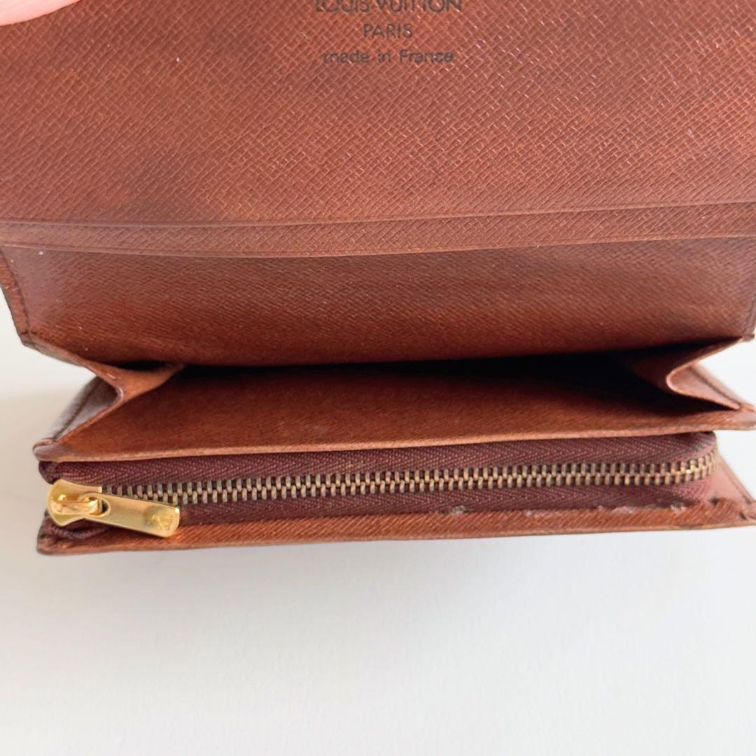 Louis Vuitton モノグラム ポルトモネビエトレゾール二つ折り財布