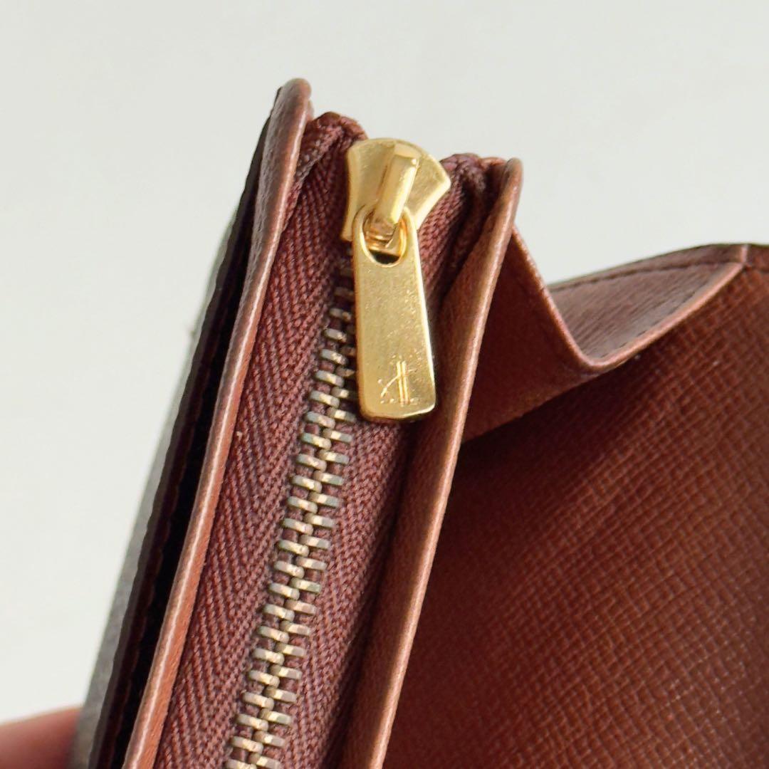 Louis Vuitton モノグラム ポルトモネビエトレゾール二つ折り財布