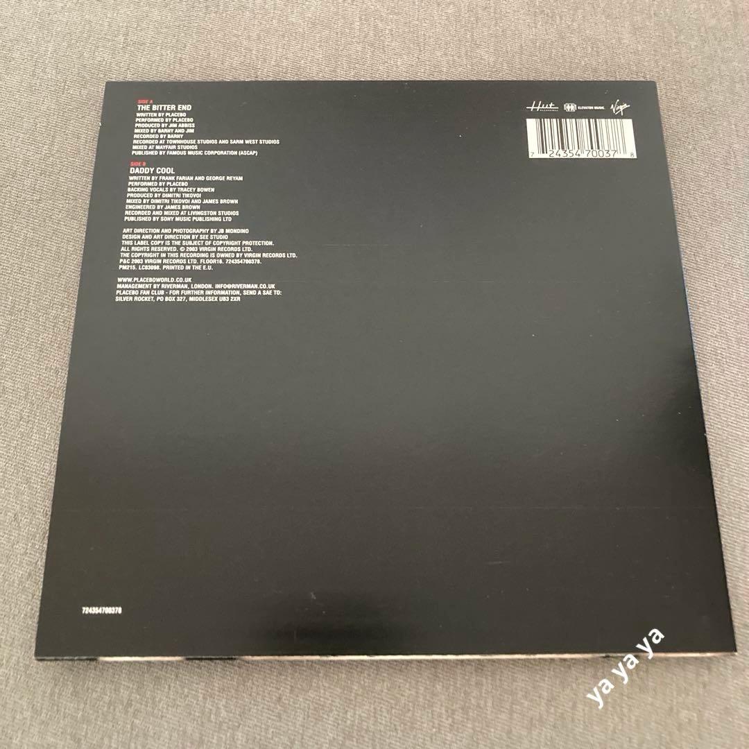 【匿名配送】Placebo ‎– The Bitter End 7\" レコード