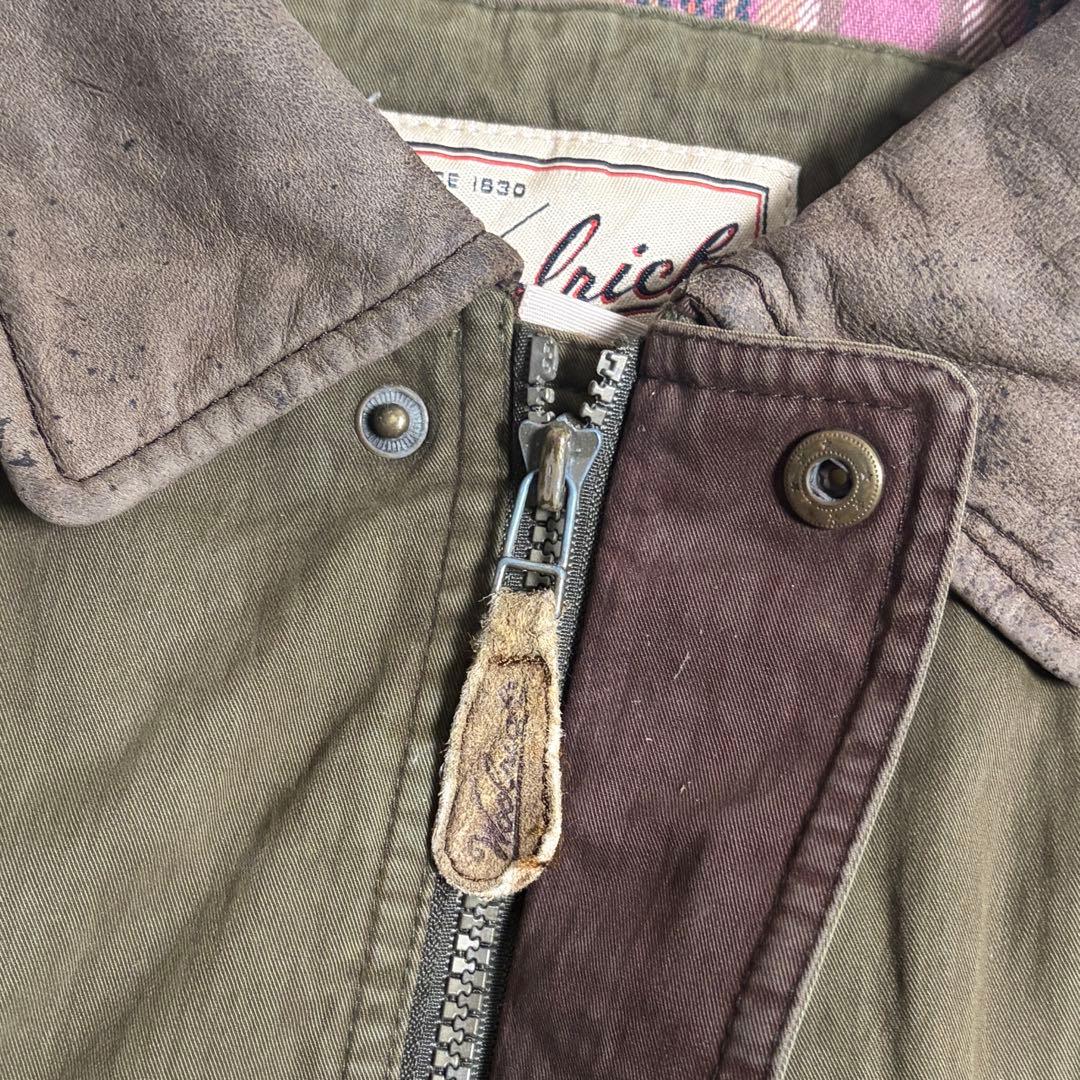 ダ*ー様 c-boy style1020Woolrichワークジャケットブラック