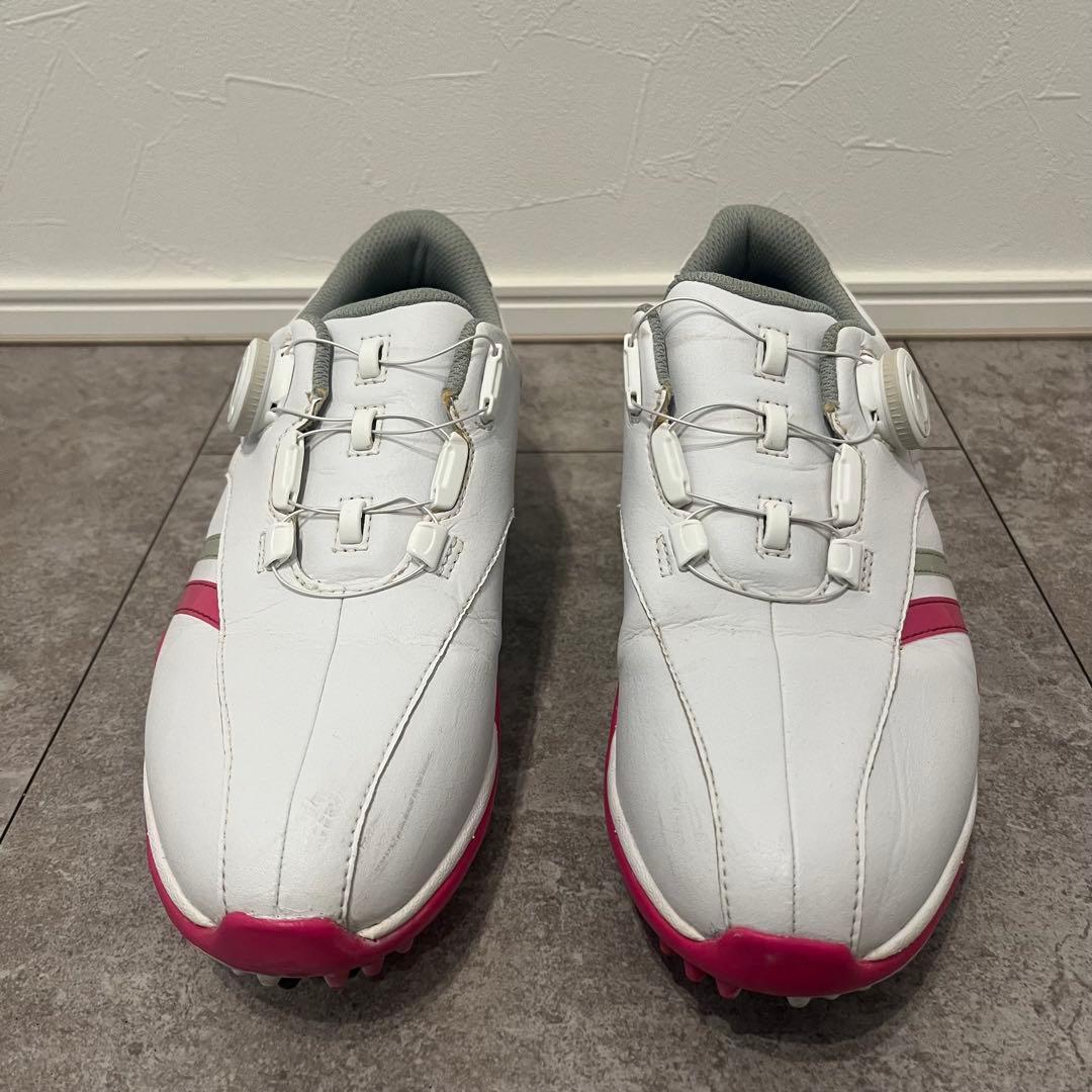 【美品】callaway ゴルフシューズ ピンク レディース　ダイヤル式
