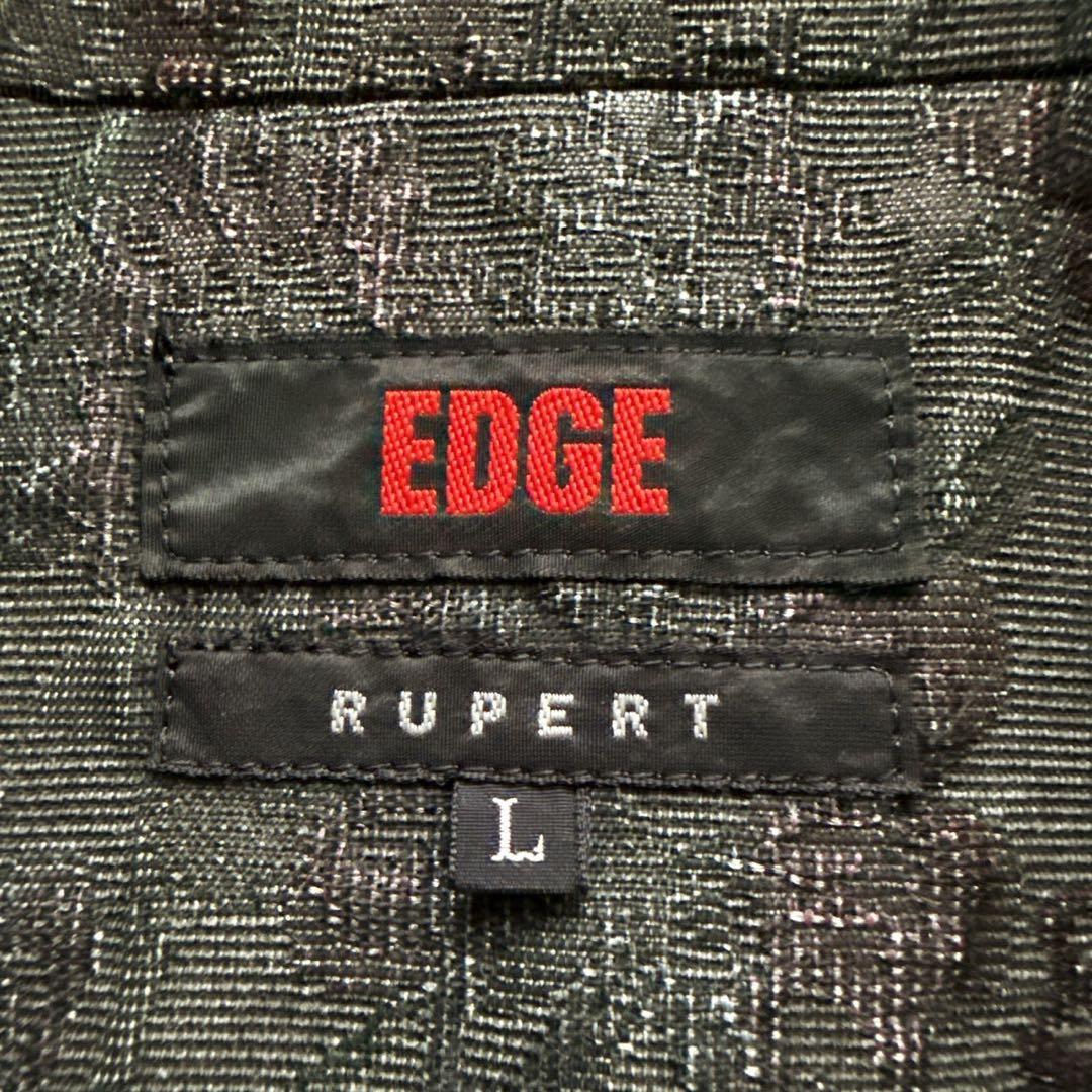 EDGE RUPERT ボタニカル柄 ジャガード グランジ テーラードジャケット