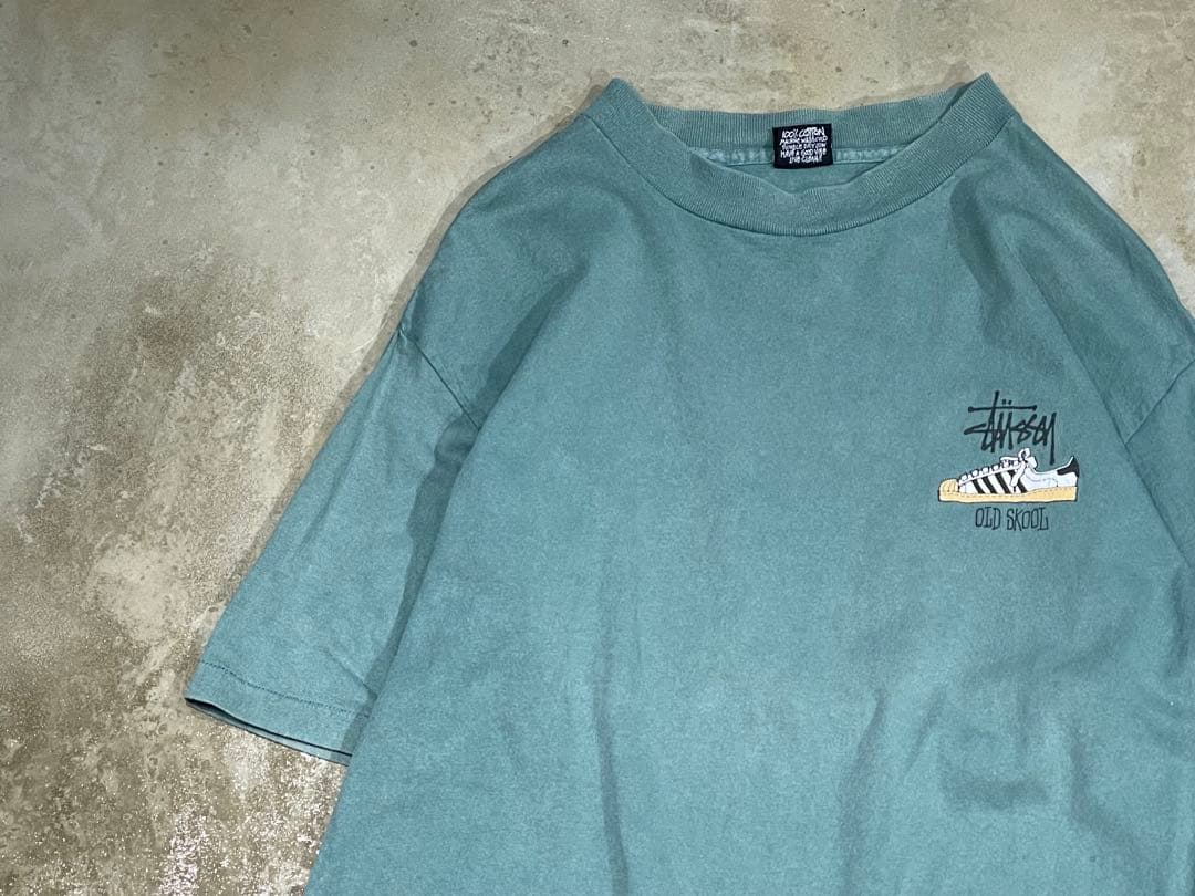 トップス 90s old stussy old skool Flavor T-shirt