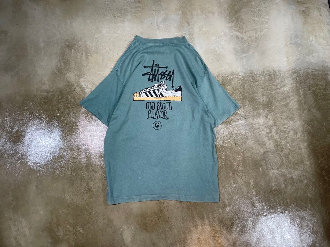 トップス 90s old stussy old skool Flavor T-shirt