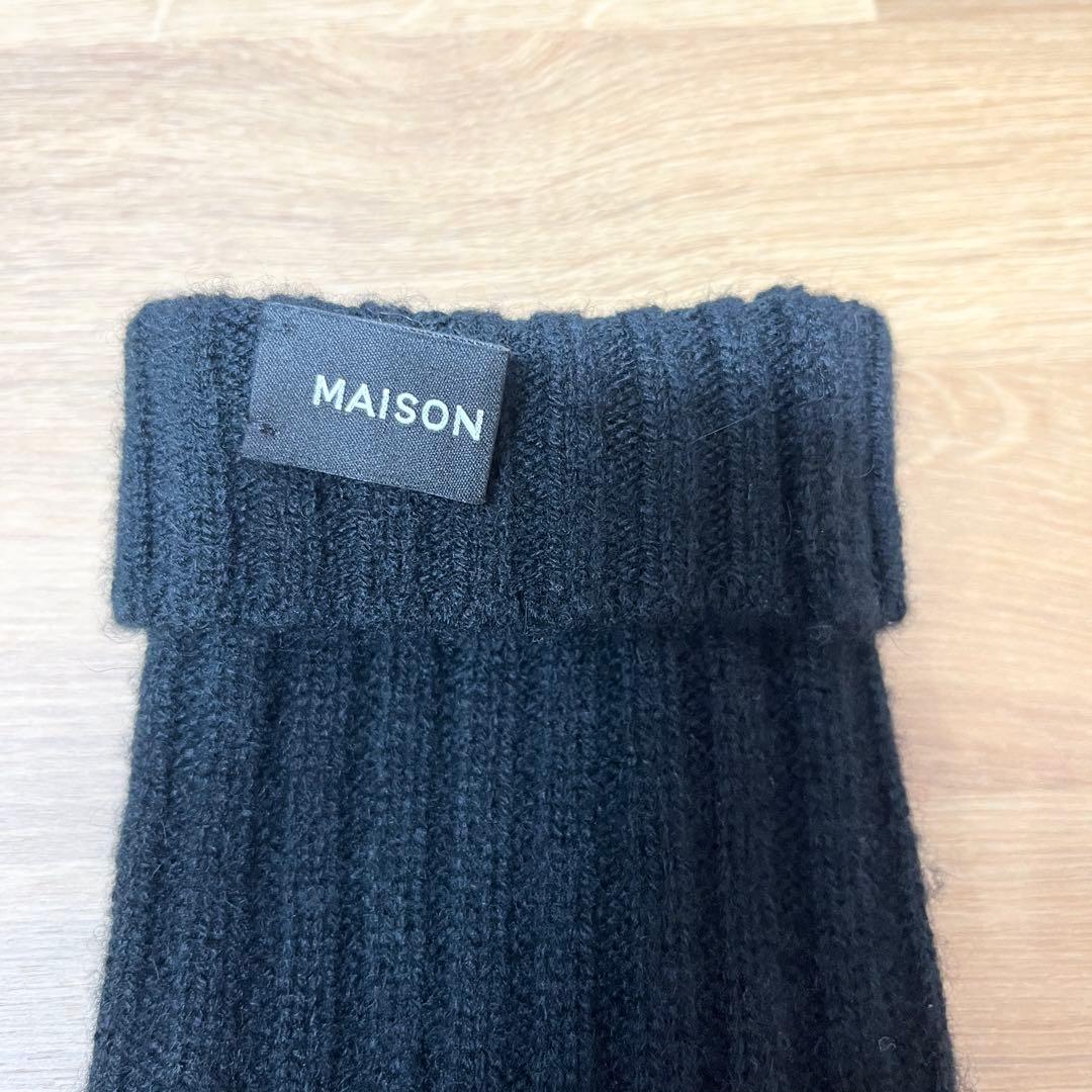 『MAISON SPECIAL』　カシミヤニットフィンガーレスグローブ