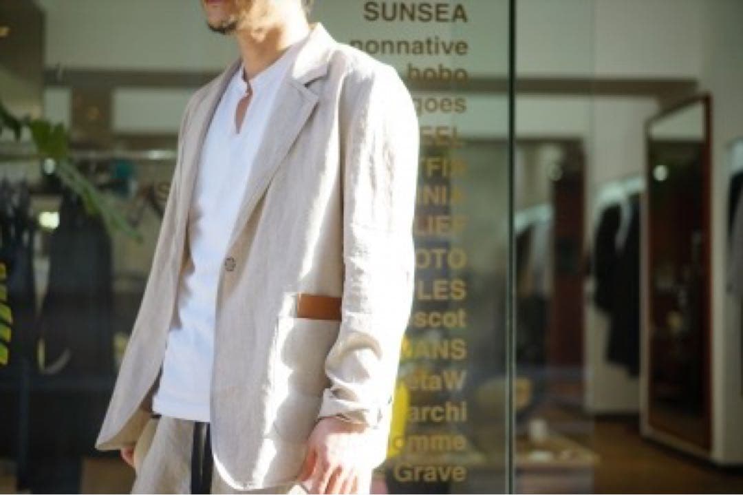 SUNSEA サンシー　Cut Off Sleeveless T/Size 2