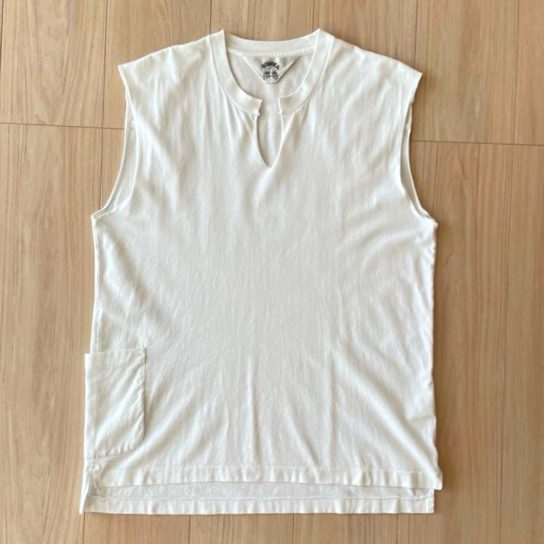 SUNSEA サンシー　Cut Off Sleeveless T/Size 2