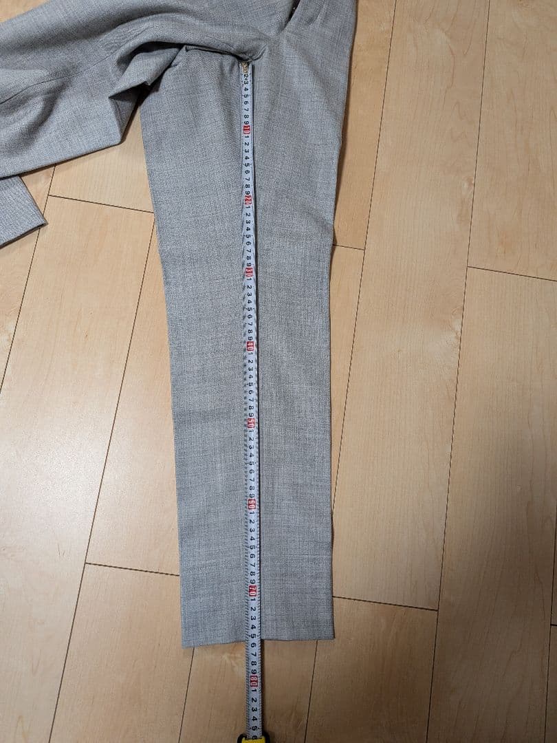 ラフ&スウェル グレー ストライプ ゴルフスラックス