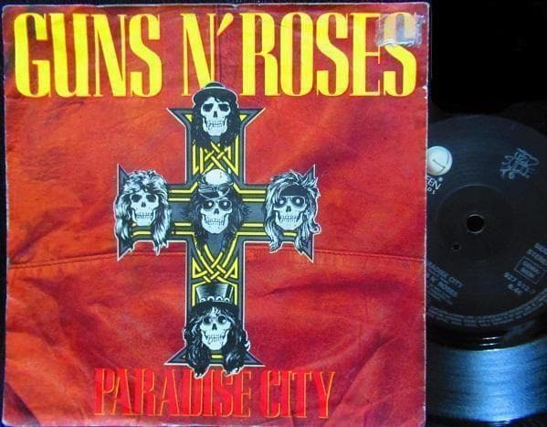 9【希少ジャケ/EU原盤】ガンズ・アンド・ローゼズ◎Guns n' Roses