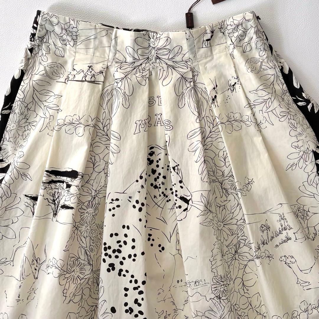 【新品】ETRO エトロ アニマルプリントスカート 40
