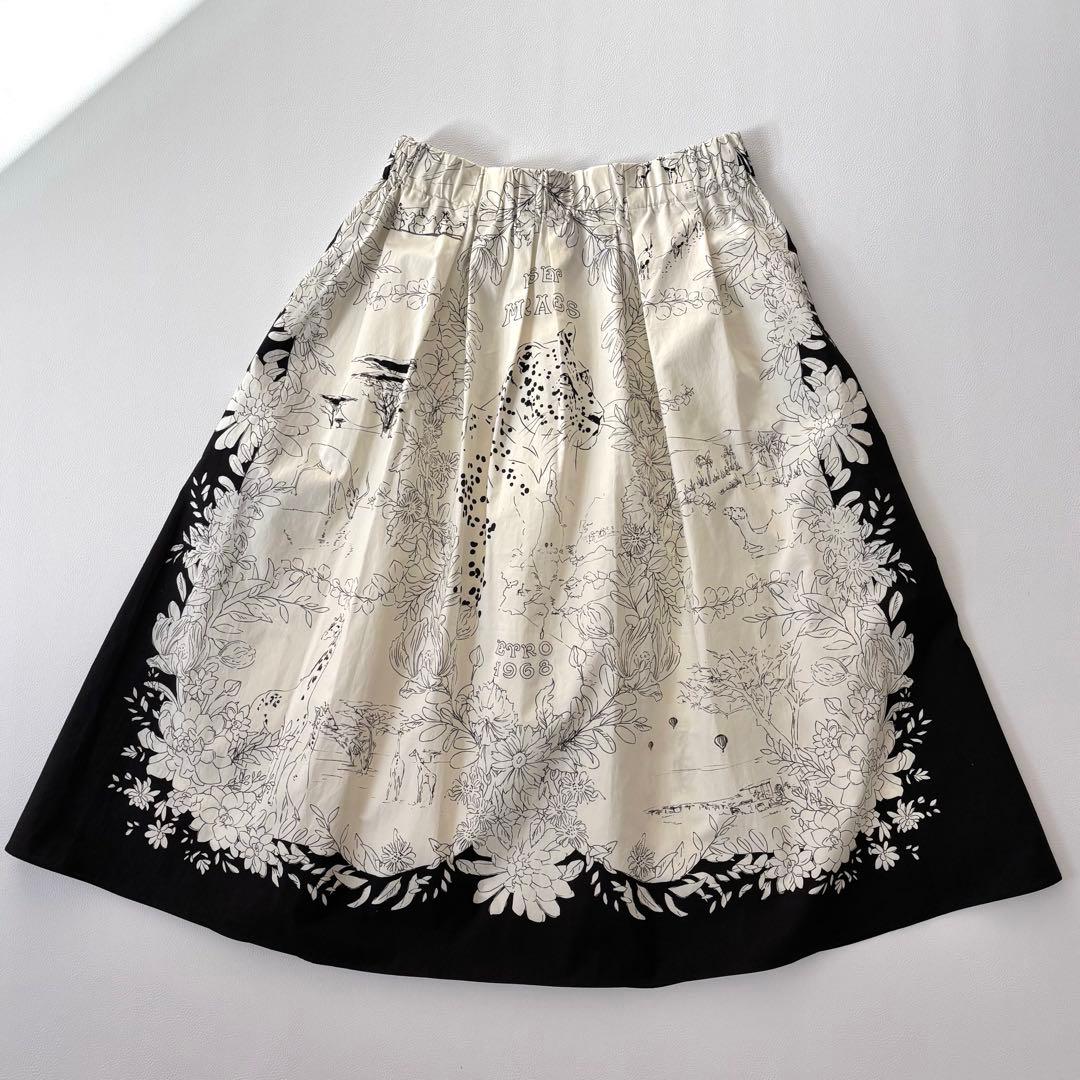 【新品】ETRO エトロ アニマルプリントスカート 40