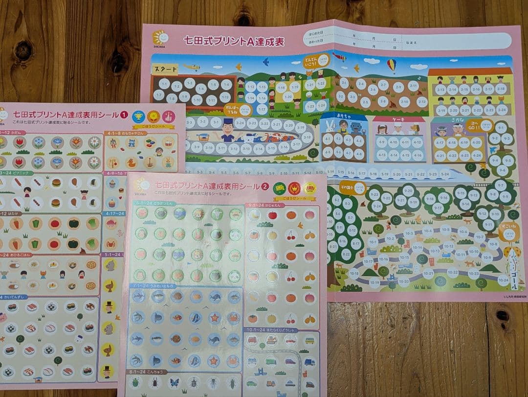 七田式プリントＡ 【全揃い】