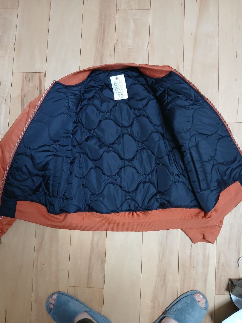 状態良好　STUSSY　MA-1 ボンバージャケット　XL　リバーシブル