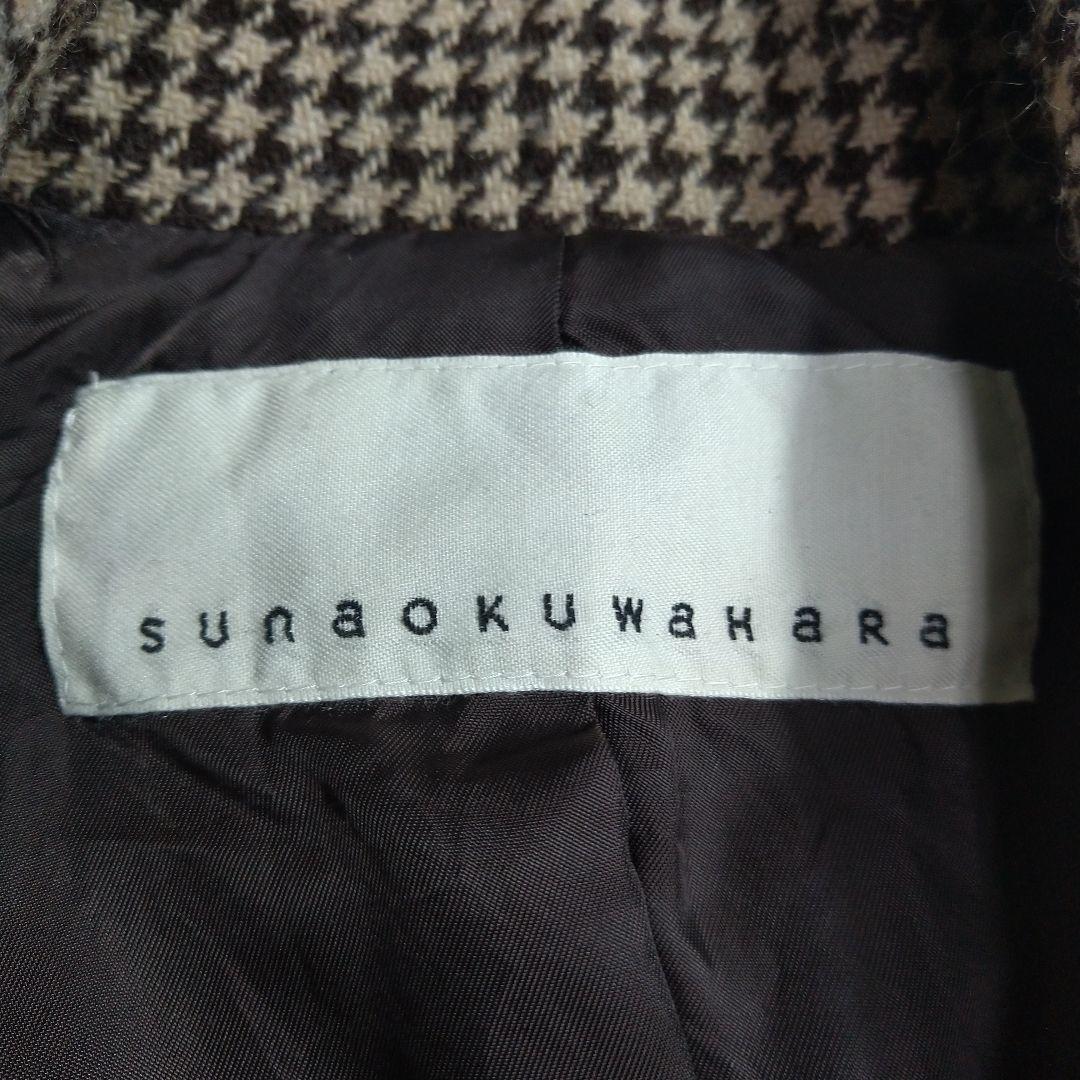 sunaokuwahara　パッチワーク千鳥格子ジャケット　日本製　Mサイズ