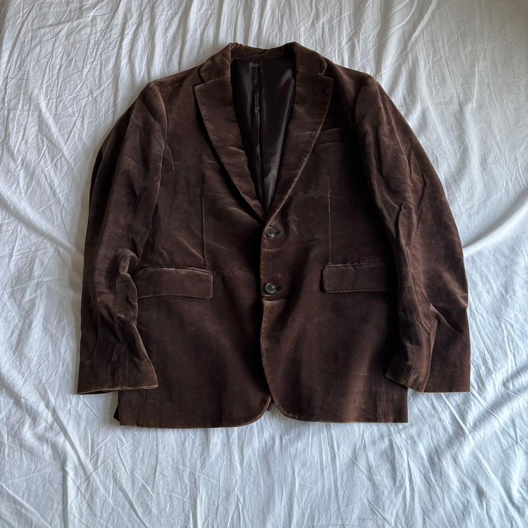 ジャケット・アウター Archive Suede BrownTailoredJacket SULLEN