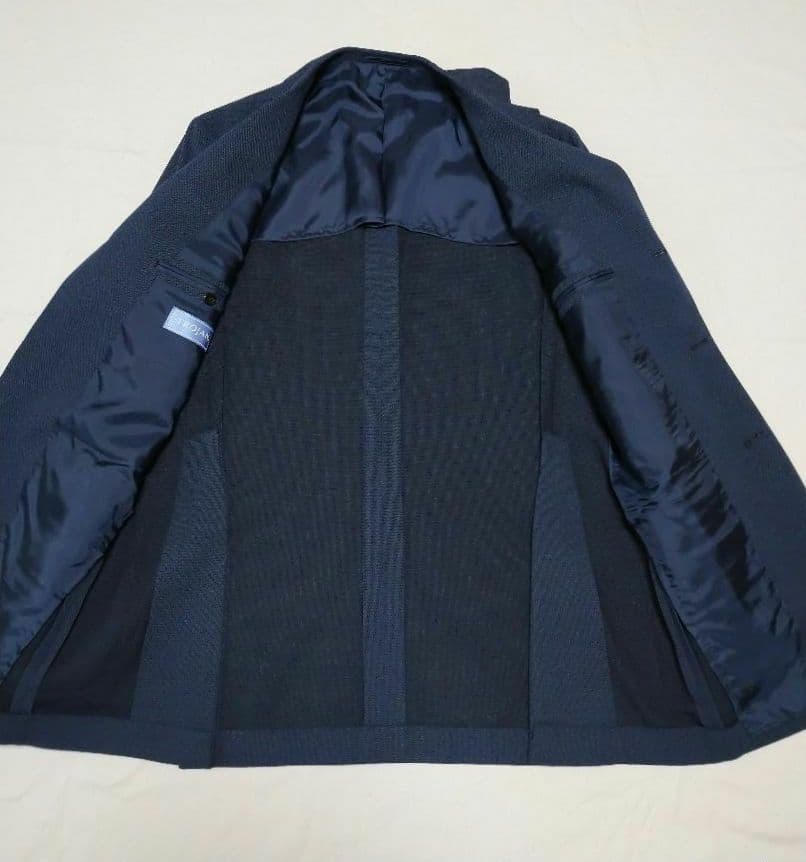 【未使用品】トロージャン　サマーウール100% ブレザー　青　メンズ　М　夏用