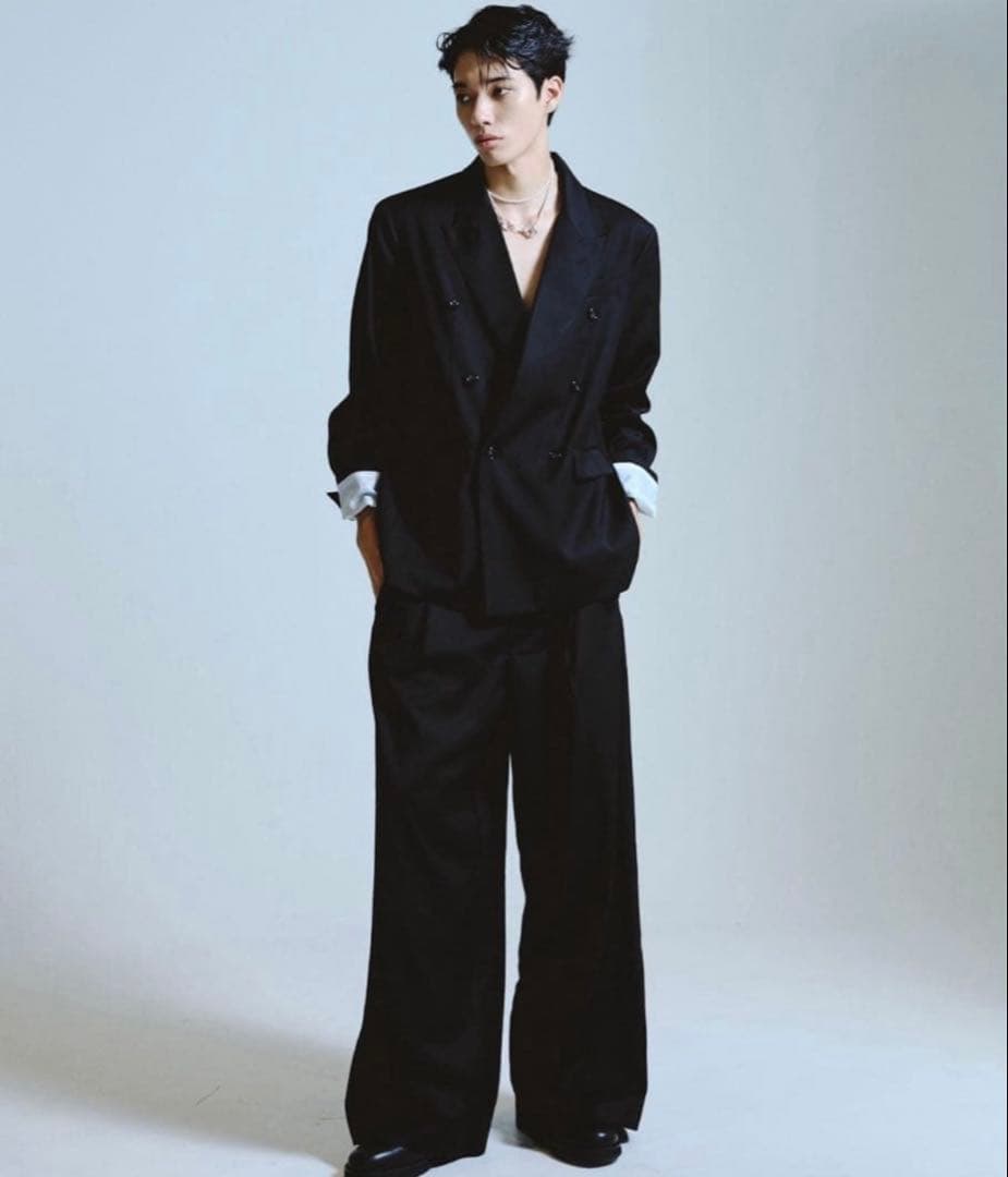 カンファーウッド double breasted tailored jacket