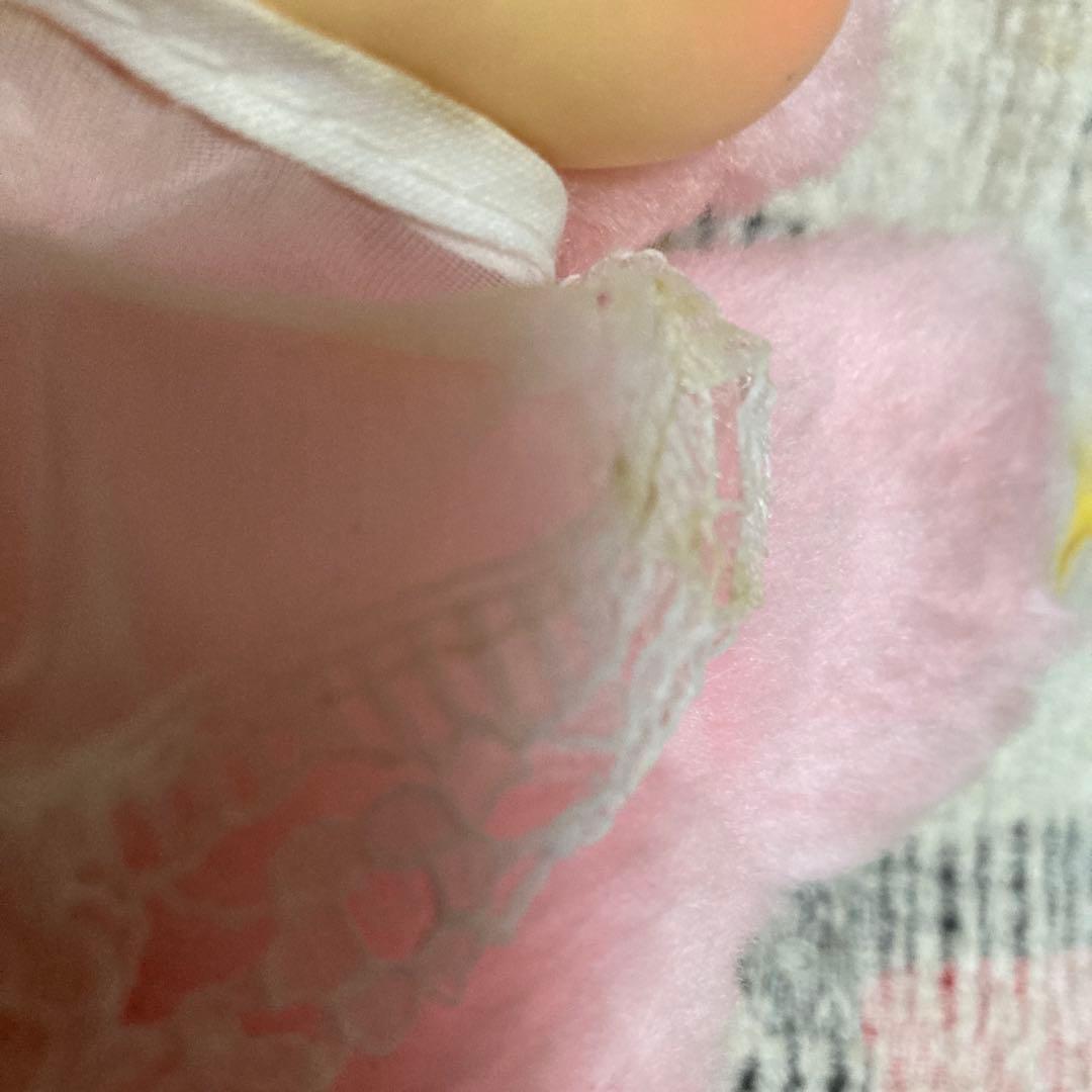 昭和レトロ　メーカー名不明　モンチッチ風　ぬいぐるみ　ウサギ　②