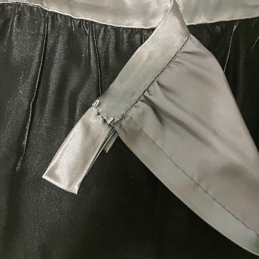 フィービー期　OLD CELINE ベルベット　ラップスカート　ベルベットリボン