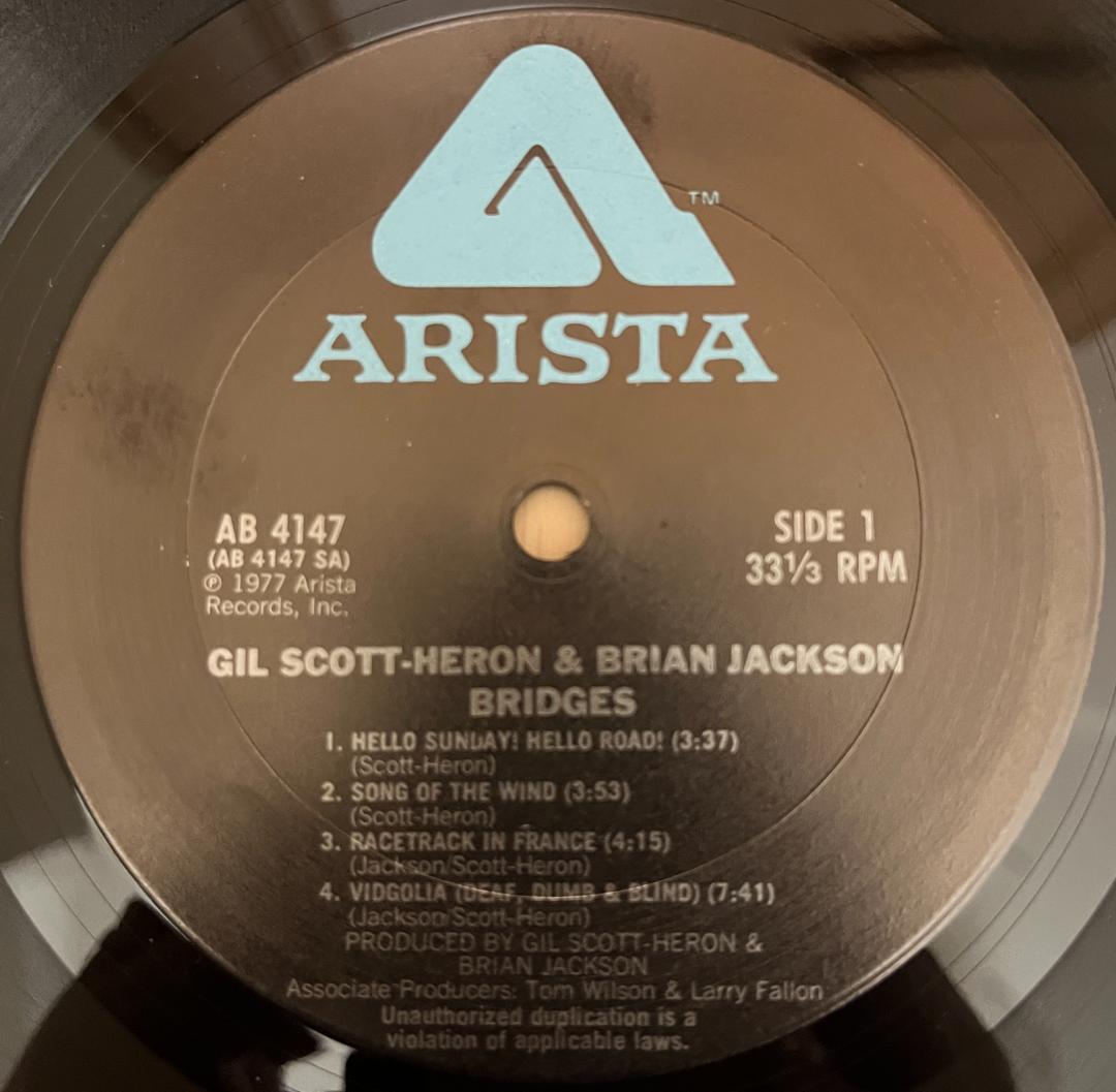 洋楽 Gil Scott-Heron & Brian Jackson - Bridge