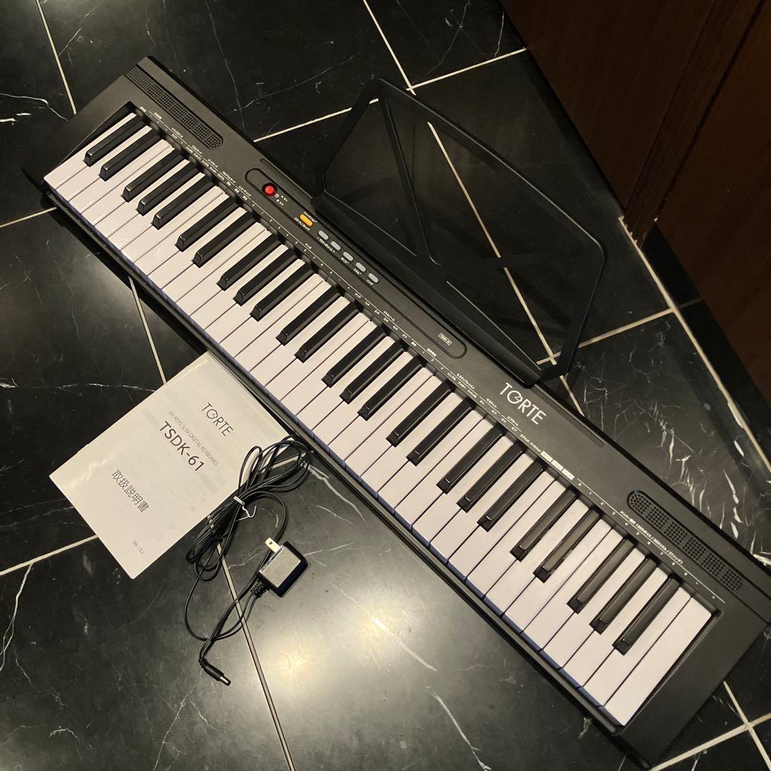 TORTE TSDK-61 電子キーボード／61鍵盤　美品　直接お取引も可　横浜