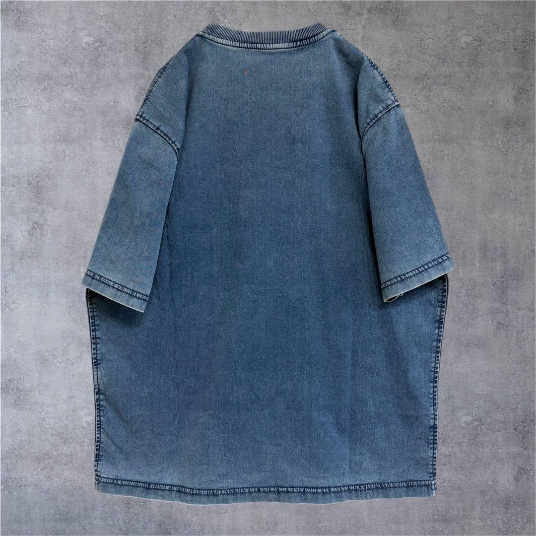 【希少・美品】DIESEL Tシャツ デニム ジョグファブリック サステナブル