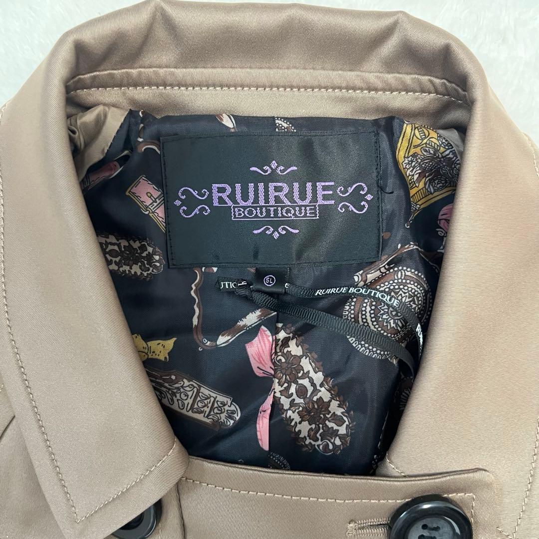 【新品タグ付 5L】 RUIRUE BOUTIQUEトレンチコート Aライン