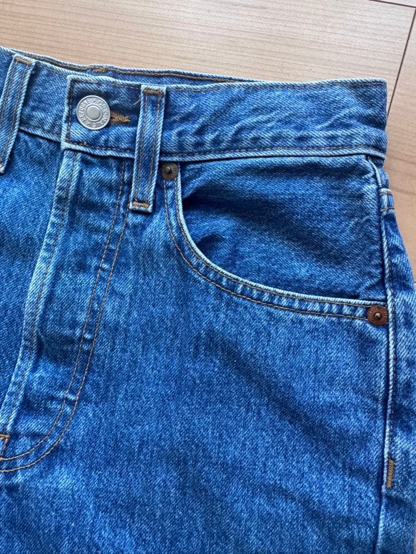 パンツ RE/DONE HIGH RISE WIDE LEG CROP 25