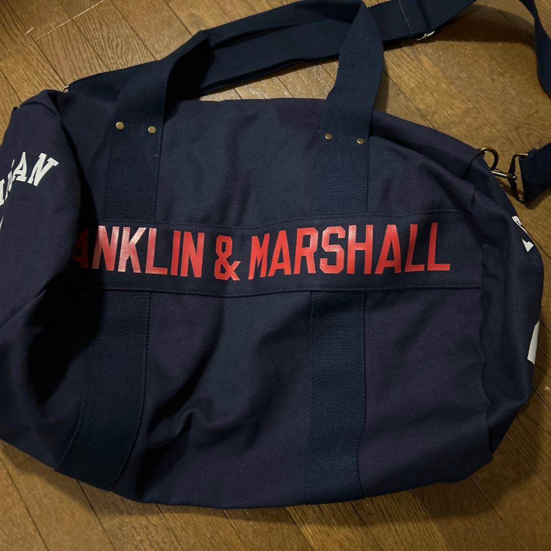 FRANKLIN & MARSHALL ドラムバッグ ネイビー
