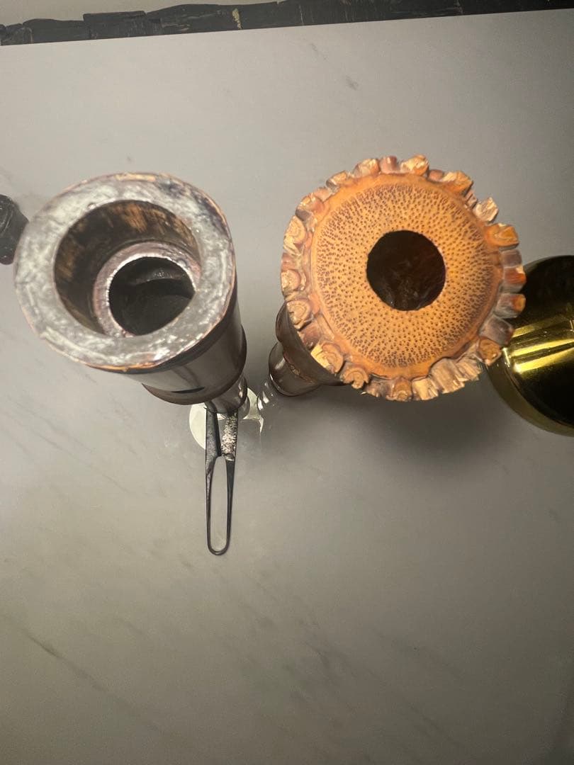 【真竹製 地無し尺八】1尺8寸 廼風銘 継ぎ有 現状品 和楽器