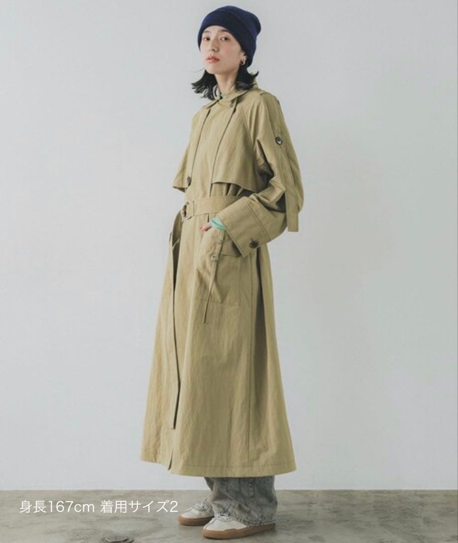 3/29まで限定価格　PUBLIC TOKYO ベージュ　トレンチコート