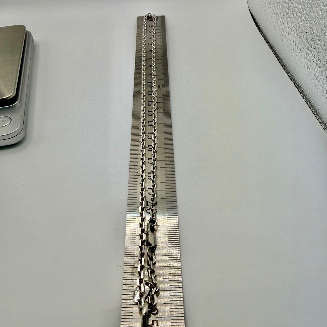 美品　SAAD ブロンズハートフェザー68mm ステンレスチェーンセット50cm