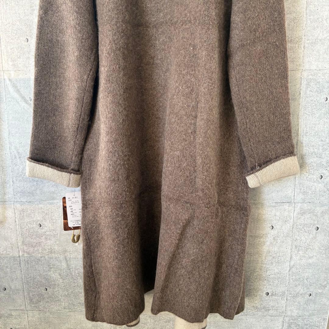 ソアージュ　ロングカーディガン ベビーアルパカ100% 新品　タグ付き　高級