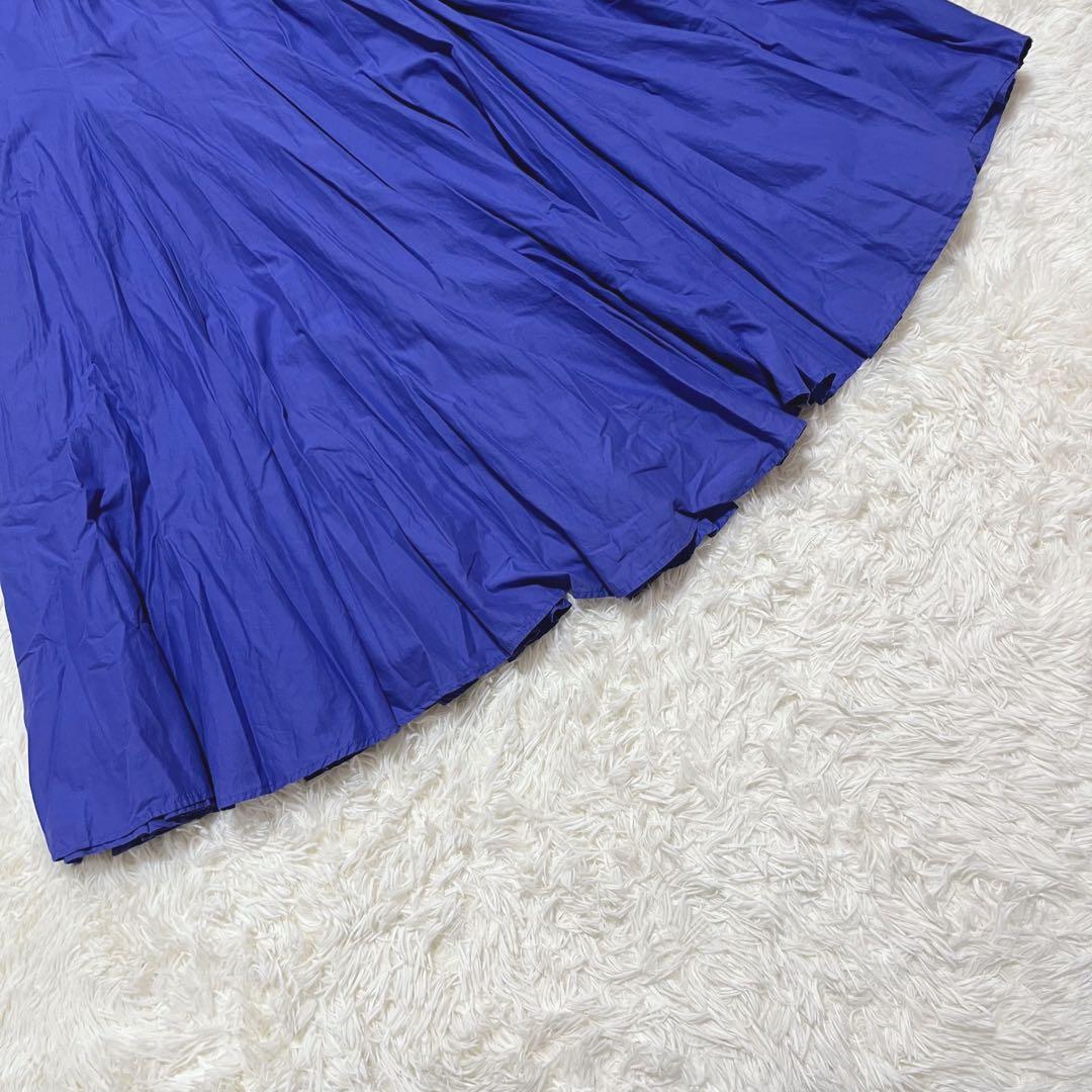 【極美品】mizuiro ind ボリュームフレアスカート　ブルー