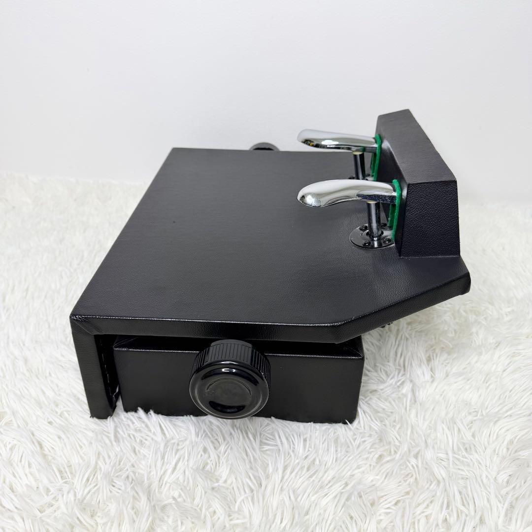 美品 ITOMASA ピアノ 補助ペダル P-33 BK 足台 補助台 ブラック