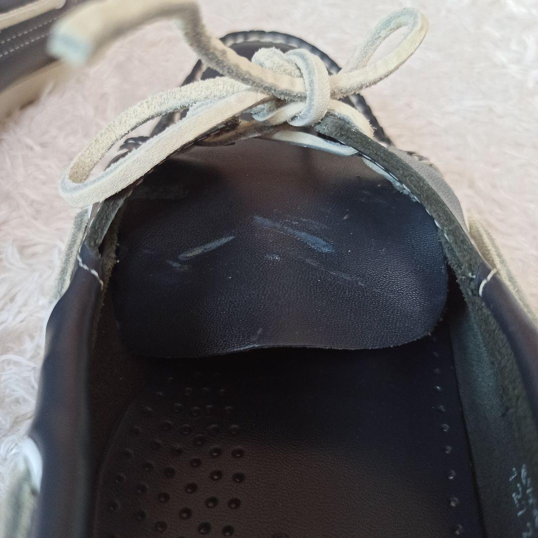 極美品 SEBAGO ネイビー レザー デッキシューズ 26.5cm