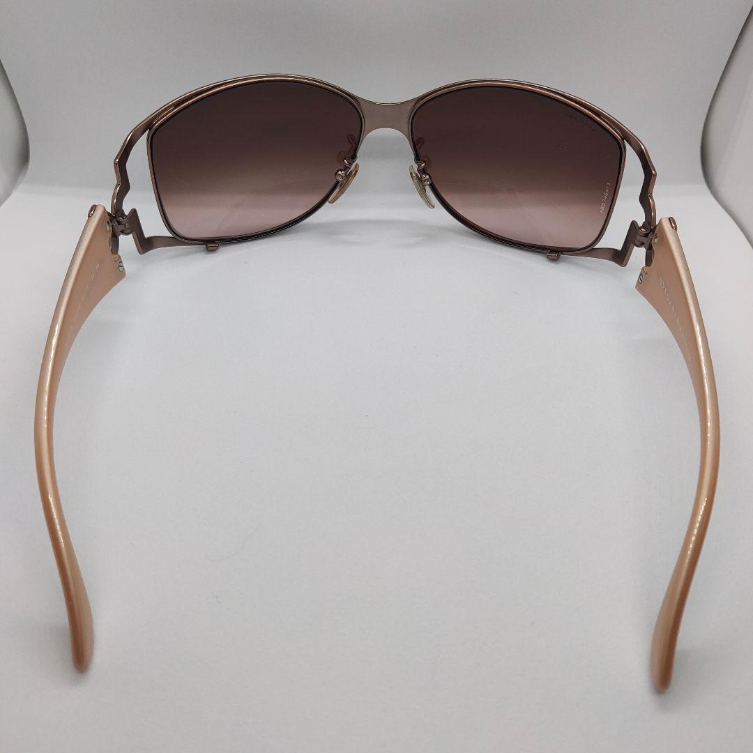 美品✨ブルガリ BVLGARI サングラス ラインストーン ブラウン