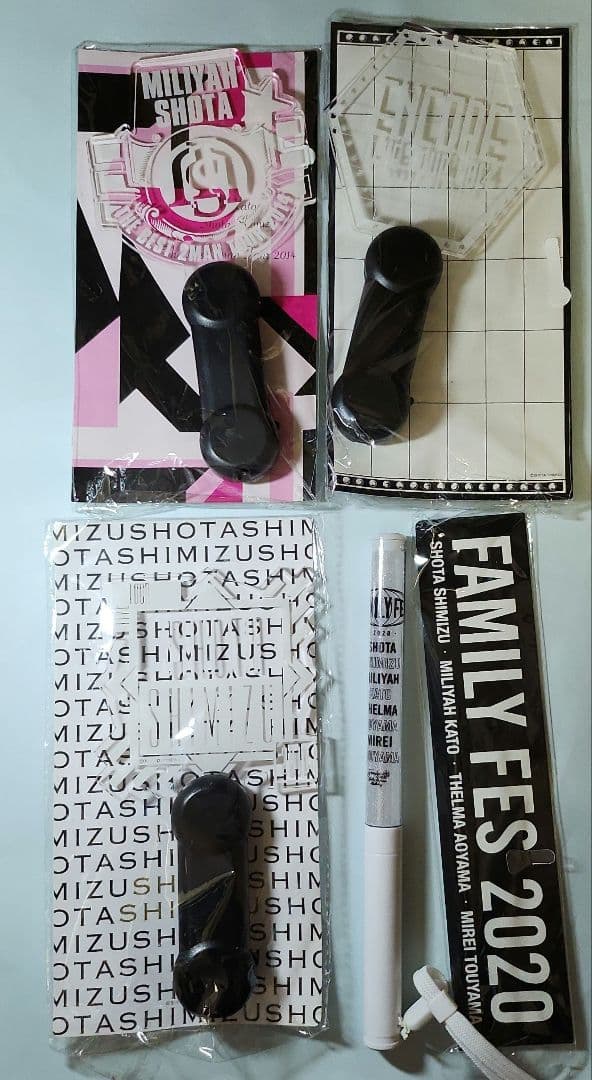 清水翔太セット②DVD４枚分&ポスター３枚&ペンライト４本